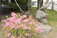Peterborough, NH - Mother/Child Sculpture - Spring